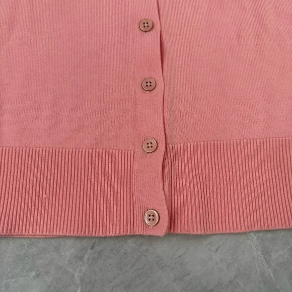 Women’s Talbots Button Front Girlfriend Cardigan Long Sleeve V-Neck Sweater XS - Picture 7 of 16